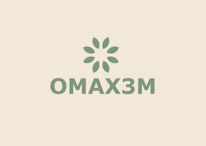 OMAX3M gift card logo for wellness and skincare products