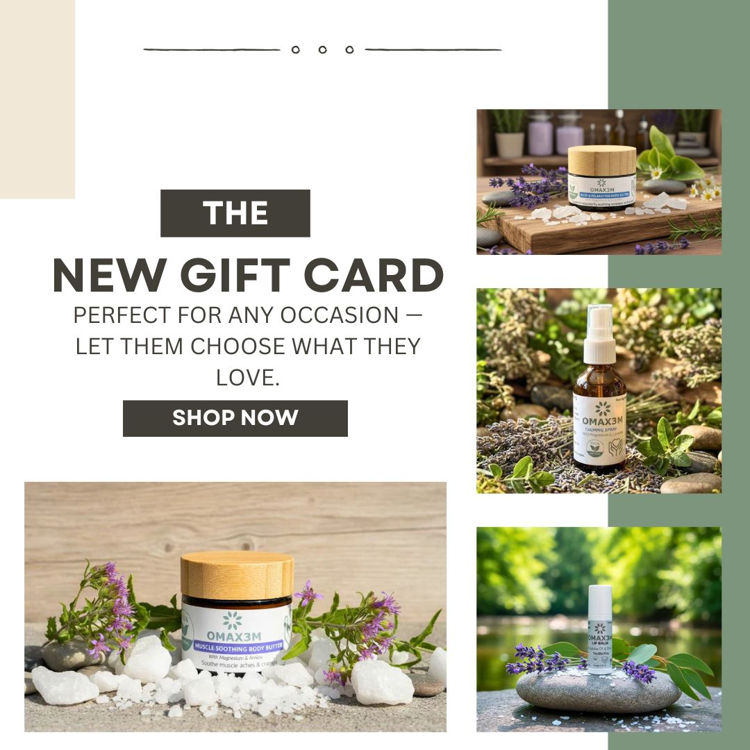 OMAX3M product catalog with magnesium skincare and wellness products